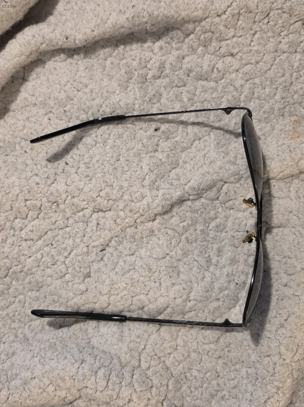 Quay Australia Black Aviator Sunglasses - Men's Dark Lens Shades